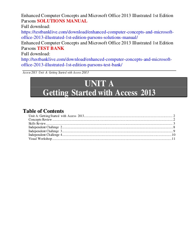 Access 2013 manual download windows 7